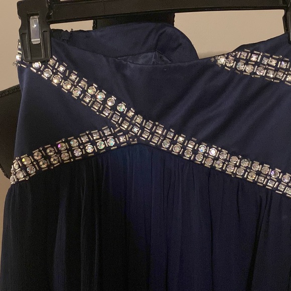 Coast Dark Blue Evening/Prom Dress, size: Uk :8 US:4 - Picture 5 of 11